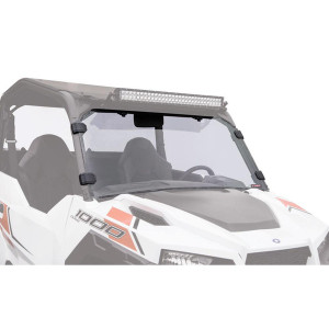 Polaris General Clear Scratch Resistant Removable Full Windshield - Tusk