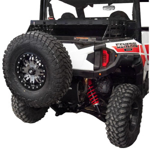 Polaris General Hitch Mounted Spare Tire Carrier - Tusk