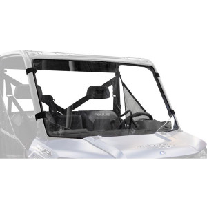 Polaris Ranger 570/XP 900/XP 1000 Clear Scratch Resistant Removable Full Windshield - Tusk