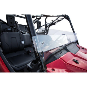 Polaris RZR 4 900/1000/XP Turbo Hard Coated Half Windshield - Tusk