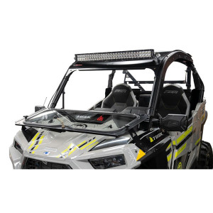 Polaris RZR 900 / Trail Folding Glass Windshield with Windshield Wiper - Tusk