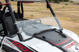 Polaris RZR XP 1000/XP Turbo Half Windshield (Scratch Resistant) - UTV Inc