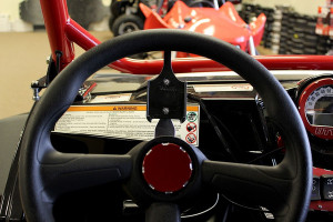 Polaris RZR IPhone 5 Billet Steering Wheel Mount - UTV Inc.
