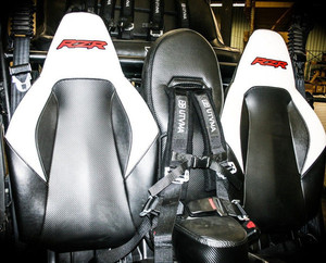Polaris RZR 570 / 800 / XP 900 Front/Rear Bump Seat with Harness - UTV Mountain