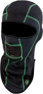 Arctiva - Balaclava Pro - Black/Green - Small/Medium - Balaclava Pro - 2503-0377