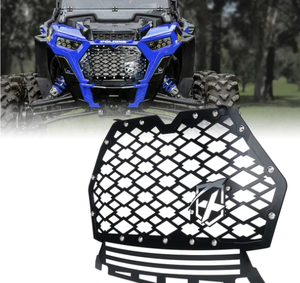 Polaris RZR 1000 XP Turbo Black Steel Mesh Grille with Badge - Xprite