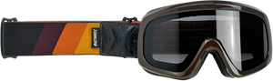 Biltwell - Overland 2.0 Goggles - Tri-Stripe - Gold/Rust/Brown - Overland 2.0 Goggles - Tri-Stripe - 2111-0802-004