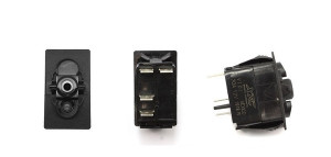 Kawasaki Mule / Teryx On-Off SPST Momentary Carling Rocker Switch with Blue Bottom LED - XTC Power