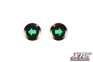 Polaris Ranger Turn Signal Dash Indicators-LED Green Arrows Left and Right - XTC Power