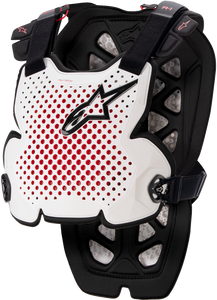 Alpinestars - A-1 Pro Chest Protector - White/Black/Red - XL/2XL - A-1 Roost Guard - 6700123213XL2X Alpinestars - A-1 Pro Chest Protector - White/Black/Red - XL/2XL - A-1 Roost Guard - 6700123213XL2X