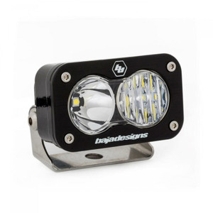 S2 Pro Black Led Auxiliary Light Pod (driving/combo) (clear) - Baja Designs