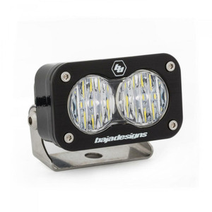 S2 Pro Black Led Auxiliary Light Pod (wide Cornering) (clear) - Baja Designs