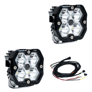 Universal Squadron 2.0 Pro Black Led Auxiliary Light Pods (pair) - Baja Designs