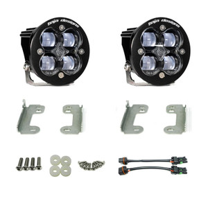 Jeep Gladiator Jt / Wrangler Jl Squadron-r Sae Fog Pocket Light Kit (oe Sahara Bumper) - Baja Designs
