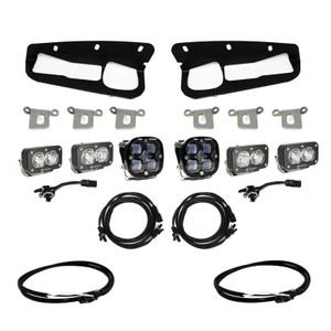 2021-2026 Ford Bronco / Bronco Raptor Squadron Sae/dual S2 Sport Steel Bumper Fog Pocket Light Kit (oe Steel Bumper) - Baja Designs