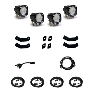2019-2026 Mercedes-benz Sprinter 1500 / 2500 / 3500 / 3500xd S1 Roof Rack Rail Light Kit - Baja Designs