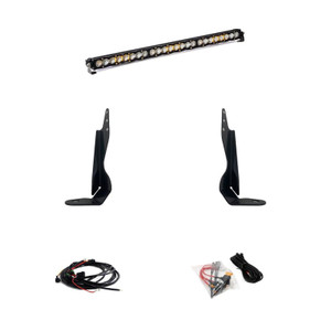 2020-2023 Gmc Sierra 2500 Hd / 3500 Hd S8 30" Behind The Grille Light Bar Kit - Baja Designs