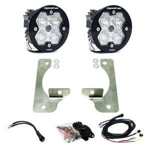 2018-2026 Jeep Wrangler Jl / Gladiator Jt Squadron-r 2.0 Pro Fog Pocket Light Kit (oe Rubicon Bumper) - Baja Designs
