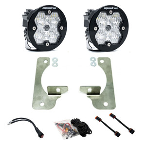 2018-2026 Jeep Wrangler Jl / Gladiator Jt Squadron-r 2.0 Sport Fog Pocket Light Kit (oe Rubicon Bumper) - Baja Designs