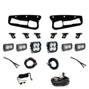 2021-2026 Ford Bronco / Bronco Raptor Squadron 2.0 Pro/dual S2 Sport Fog Pocket Light Kit (steel Bumper) - Baja Designs