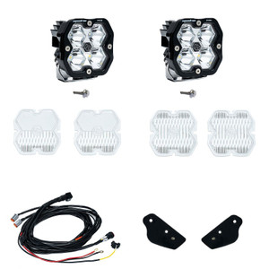 2021-2026 Ford Bronco / Bronco Raptor Squadron 2.0 Pro A-pillar Light Kit - Baja Designs