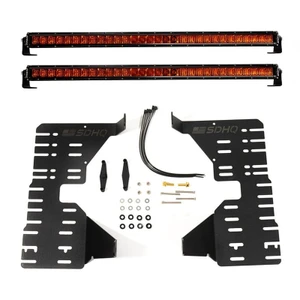 2022-2026 Toyota Tundra / Sequoia Sr-series 30" Behind The Grille Light Bar Kit (amber Pro) (pair) - Rigid Industries
