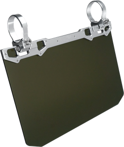 Axia - 12" X 8" Narrow Mount Sun Viso W/tinted Shield- Silver - MODNDSVT-C