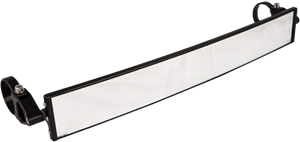 Axia - 17" Wide Panoramic Rearview Mirror Black W/ 0.5" Arms - MODPRVMSM-BK