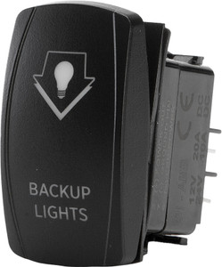 Flip - Back Up Lighting Switch Pro Series Backlit - SC1-AMB-L2