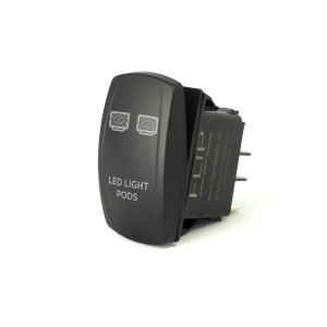 Flip - Std Rocker Switch Pod Led - SC11-L15-WHITE