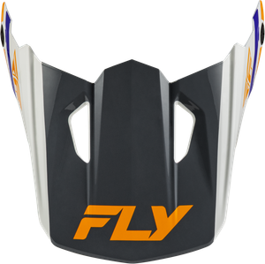 Fly Racing - Yth Kinetic Scrap Helmet Visor White/orange/blue/grey Ys-yl - 73-2009VY