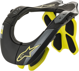 Alpinestars - BNS Tech 2 - Black/Yellow Fluo - XS/M - Bionic Neck Support Tech 2 - 6500019155XS/M