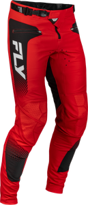 Fly Racing - Yth Rayce Sonar Bicycle Pants Red/black/white Sz 20 - 380-06220