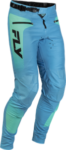 Fly Racing - Yth Rayce Sonar Bicycle Pants Teal/aqua Sz 22 - 380-06522
