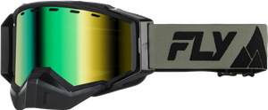 Fly Racing - Zone Elite Snw Green W/green Mirror/amber Lens - 37-4114
