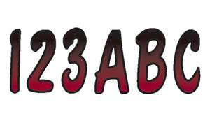 Hardline - Series 200 Registration Kit (burgundy/black) - RUBKG200