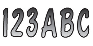 Hardline - Series 200 Registration Kit (silver/black) - SIBKG200