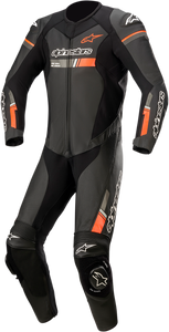 Alpinestars - GP Force Chaser 1-Piece Leather Suit - Black/Red Fluorescent - US 38 / EU 48 - GP Force Chaser 1-Piece Leather Suit - 3150321-1030-48 Alpinestars - GP Force Chaser 1-Piece Leather Suit - Black/Red Fluorescent - US 38 / EU 48 - GP Force Chaser 1-Piece Leather Suit - 3150321-1030-48