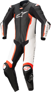 Alpinestars - Missile v2 - 1-Piece Suit - Black/White/Red Fluorescent - US 48 / EU 58 - Missile v2 1-Piece Suit - 3150122-1231-58