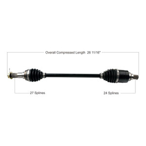 Tytaneum - Tytaneum Heavy Duty Cv Axle Kymco Front Right - 813-0288