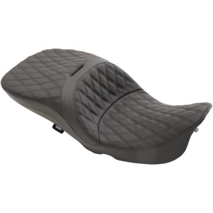 Drag Specialties Seats - Seat Touring Large Double Diamond Frame Backrest -
