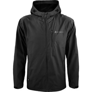 Gerbing Heated Clothing - Rain Coat 5v Battery Heated Mens Black S - GER-RJKT-5V-M-B-S