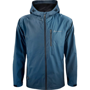 Gerbing Heated Clothing - Rain Coat 5v Battery Heated Mens Mallard Blue L - GER-RJKT-5V-M-MB-L