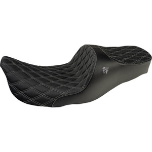 Slyfox - Chariot Seat - Silver Double Diamond Stitch - Flh/flt 97-07 - 4739D