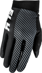 Fly Racing - Youth F-16 Gloves Black/white Yl - 379-210YL