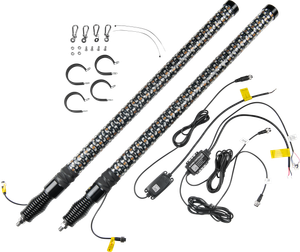 Open Trail - 3 Foot Rgb Led Fat Whip Pair - SNA123P--3FT