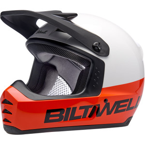 Biltwell - Helmet 395 Aggro Orange/white Sm - 1007-544-202