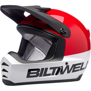 Biltwell - Helmet 395 Aggro Red/white Xl - 1007-545-205