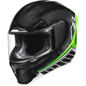 Icon - Helmet Airframe Pro Carbon Hyperstrike Green Sm