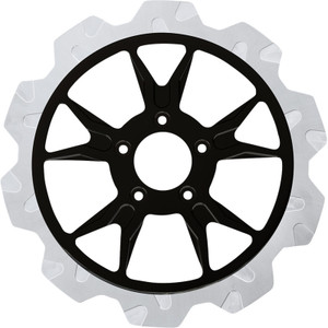 Lyndall Racing Brakes Llc - Brake Rotor - Frnt - Machine Blk 13" - B-52 Cntr - Tour - 2005-5158